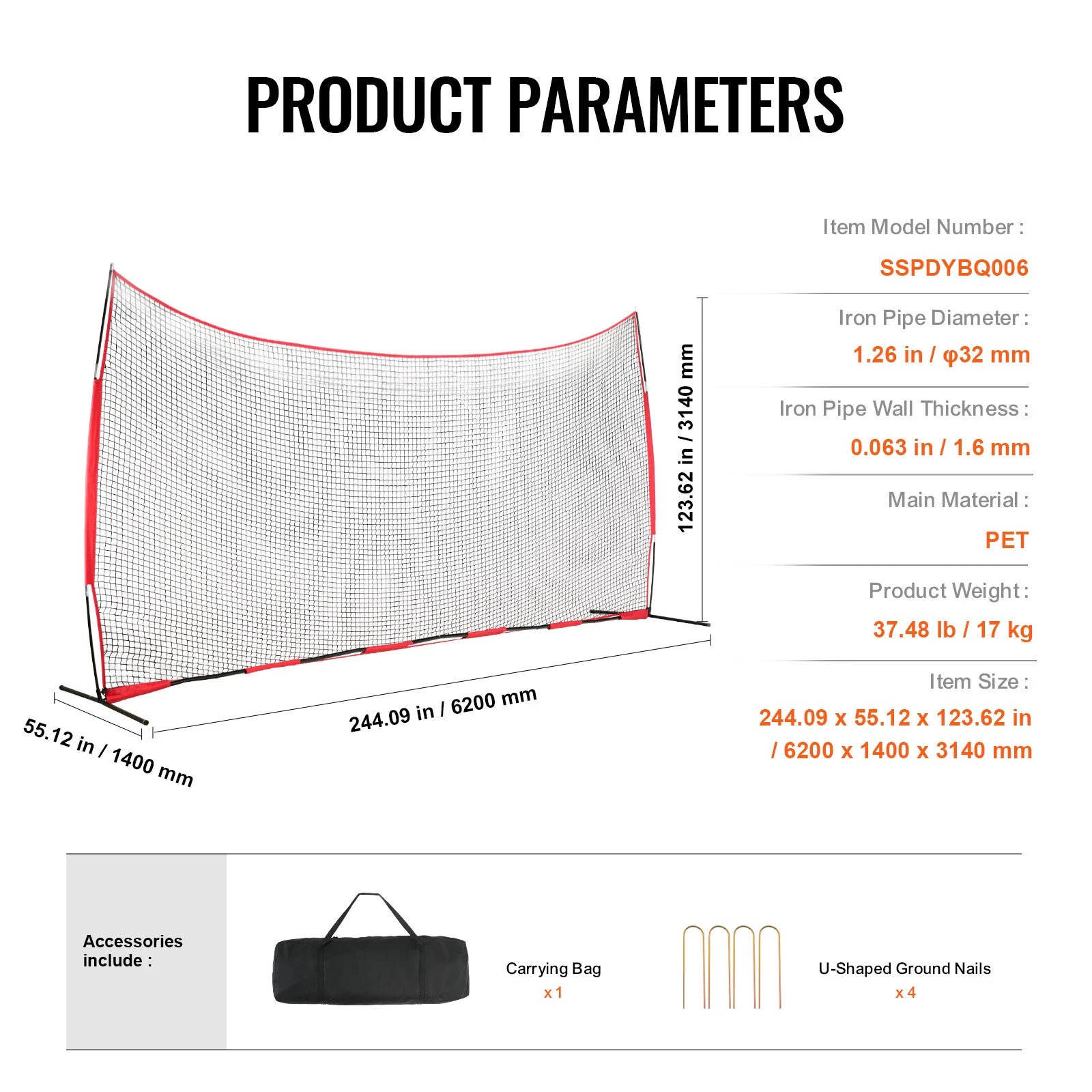 SucceBuy Barricade Backstop NetBall Sport Barrier Netting Portable Practice Equipment with Carry Bag Protect Screen for Training

SucceBuy Barrikád Háttérháló Backstop sportkorlát Hálózat, hordozható gyakorló eszköz táskával, védőképernyő edzéshez