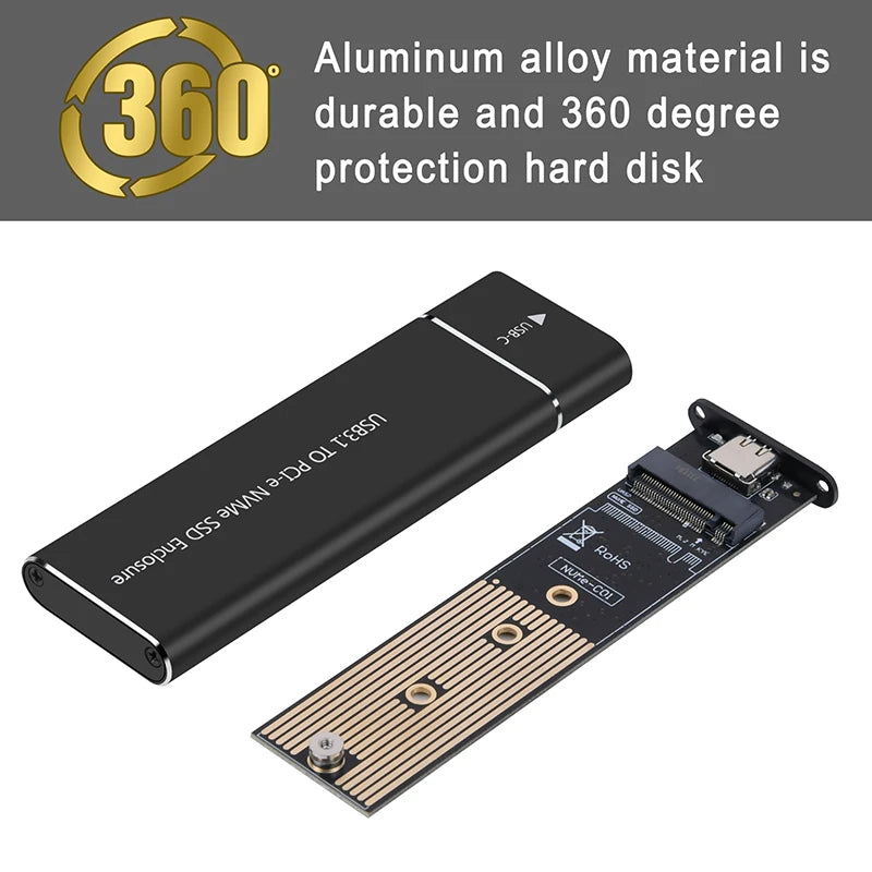 NVMe M.2 USB-C SSD Enclosure