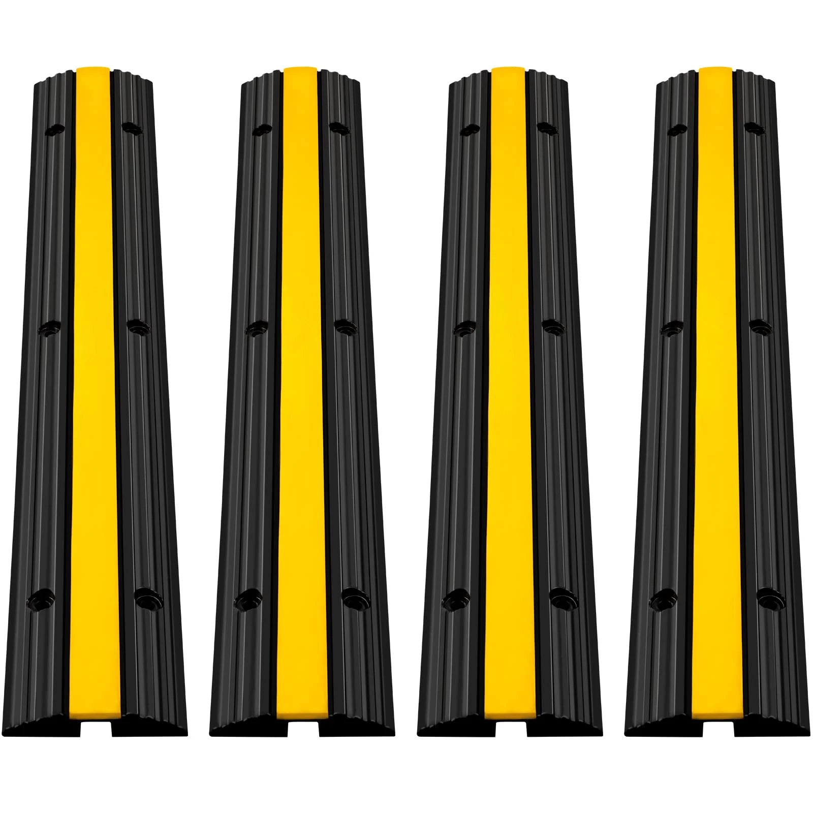 Modular Rubber Cable Protector Ramp 1-Channel 22046 lb Capacity