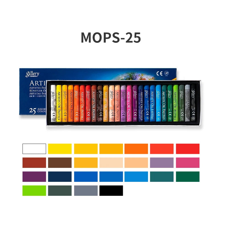 Sada mäkkých olejových pasteliek MUNGYO pre umelcov