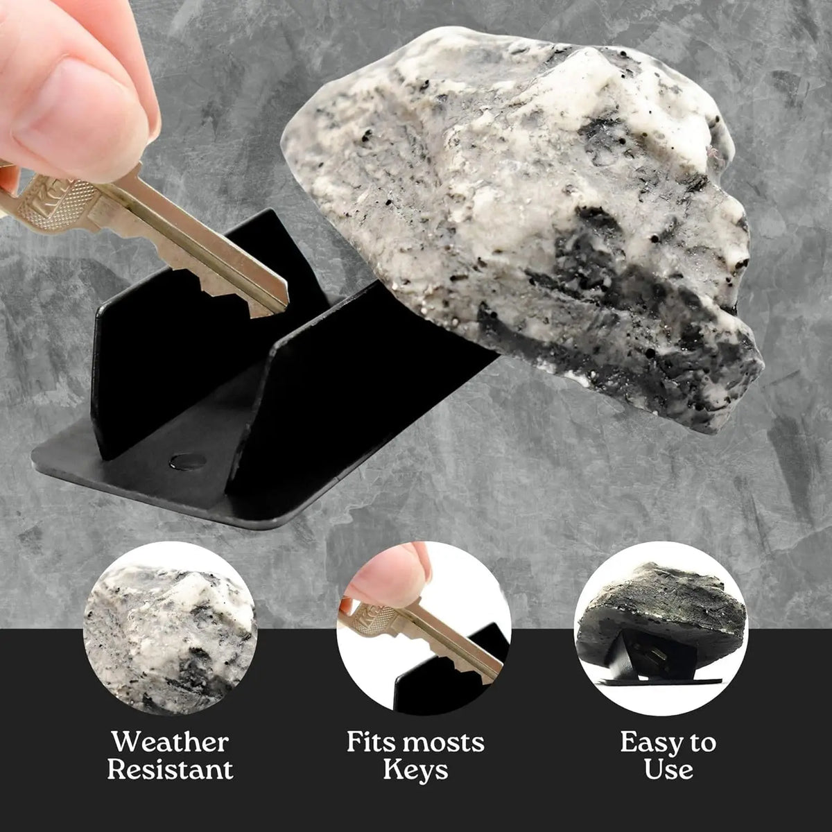 Stone Key Safe Hidden Door Key Box
