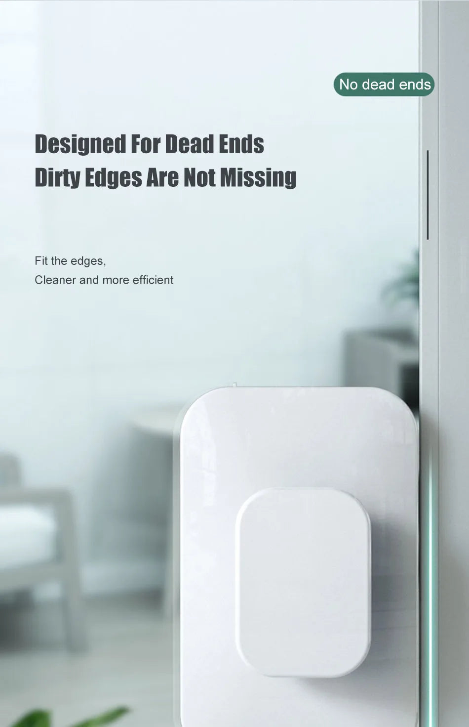 Magnetic Double-Sided Window Cleaner for Glass