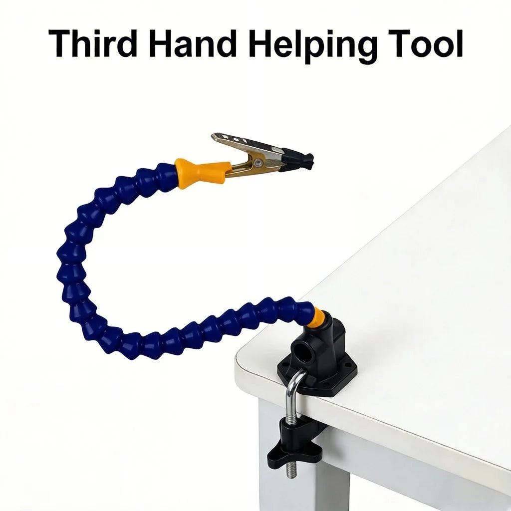 Support de soudage à mains libres flexible avec pince de table