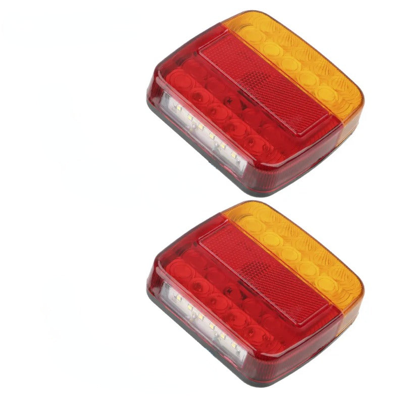 12V Taillight Turn Signal Indicator 26 LED Tail Light Car Number Plate Light Rear Reverse Brake Stop Lamp Trailer Truck Caravan 
