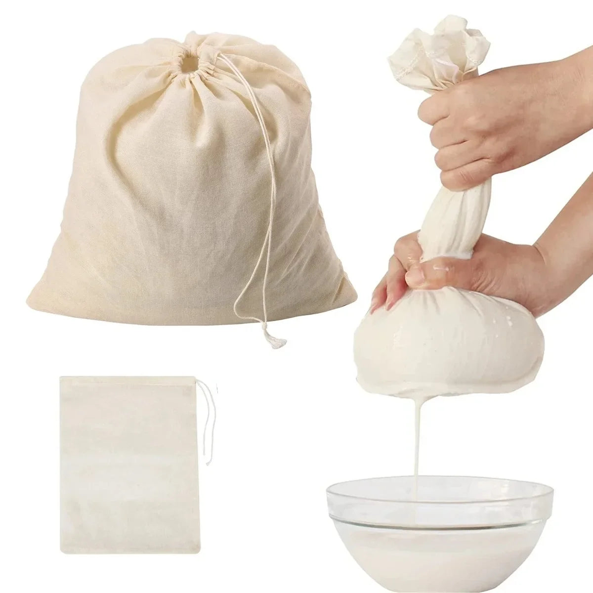Fromage à la crème coton trancheur Gazé Soda Linge Cloth tofu Filtre Pack Utensiles Café Articles Maison Jardin Découpage