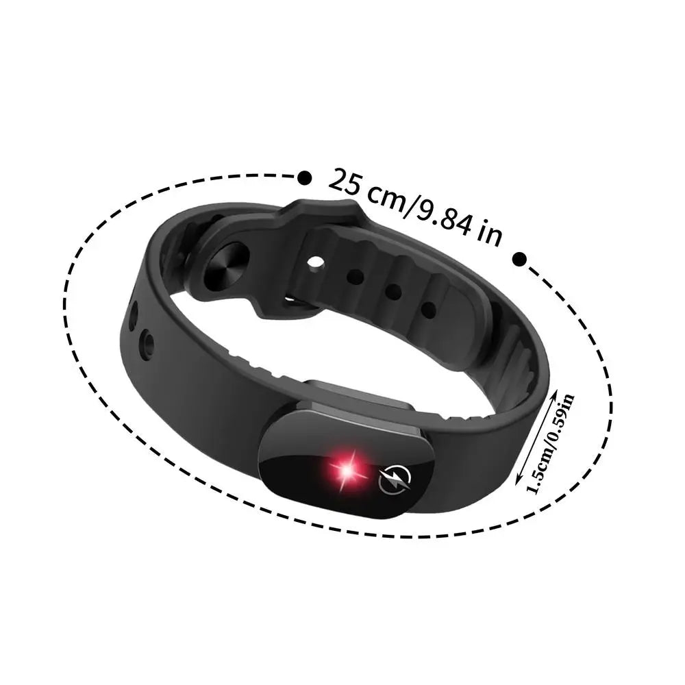 Justerbart silikonarmband - svart eller vitt