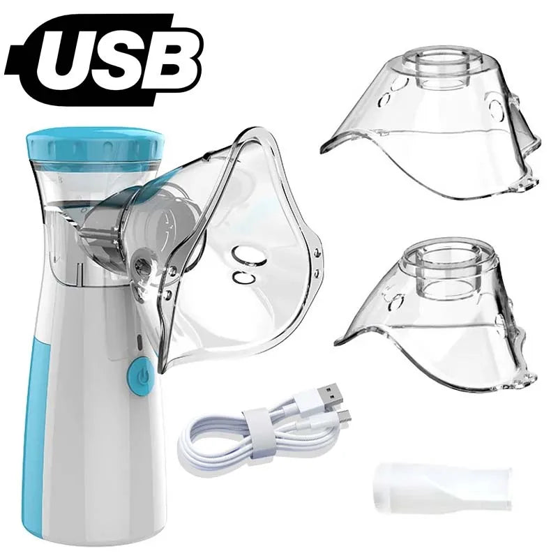 Handheld Portable Inhale Nebulizer Mesh Atomizer for Kids & Adults