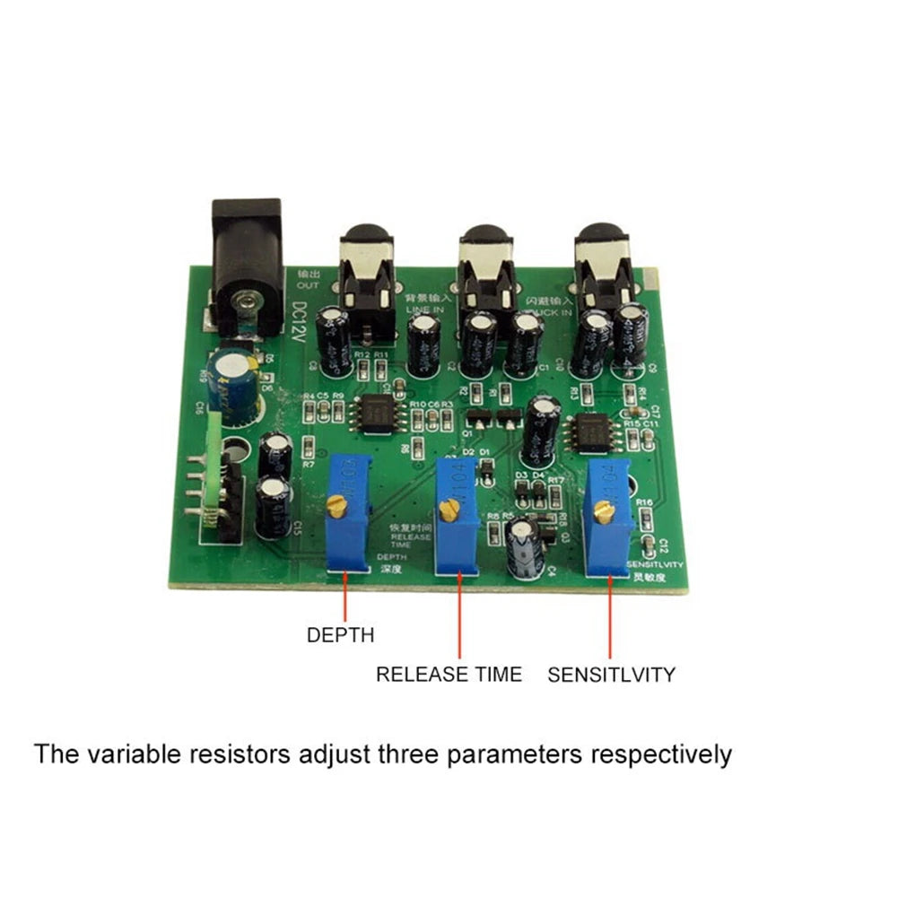 Modulo circuito di priorità audio con attenuazione automatica