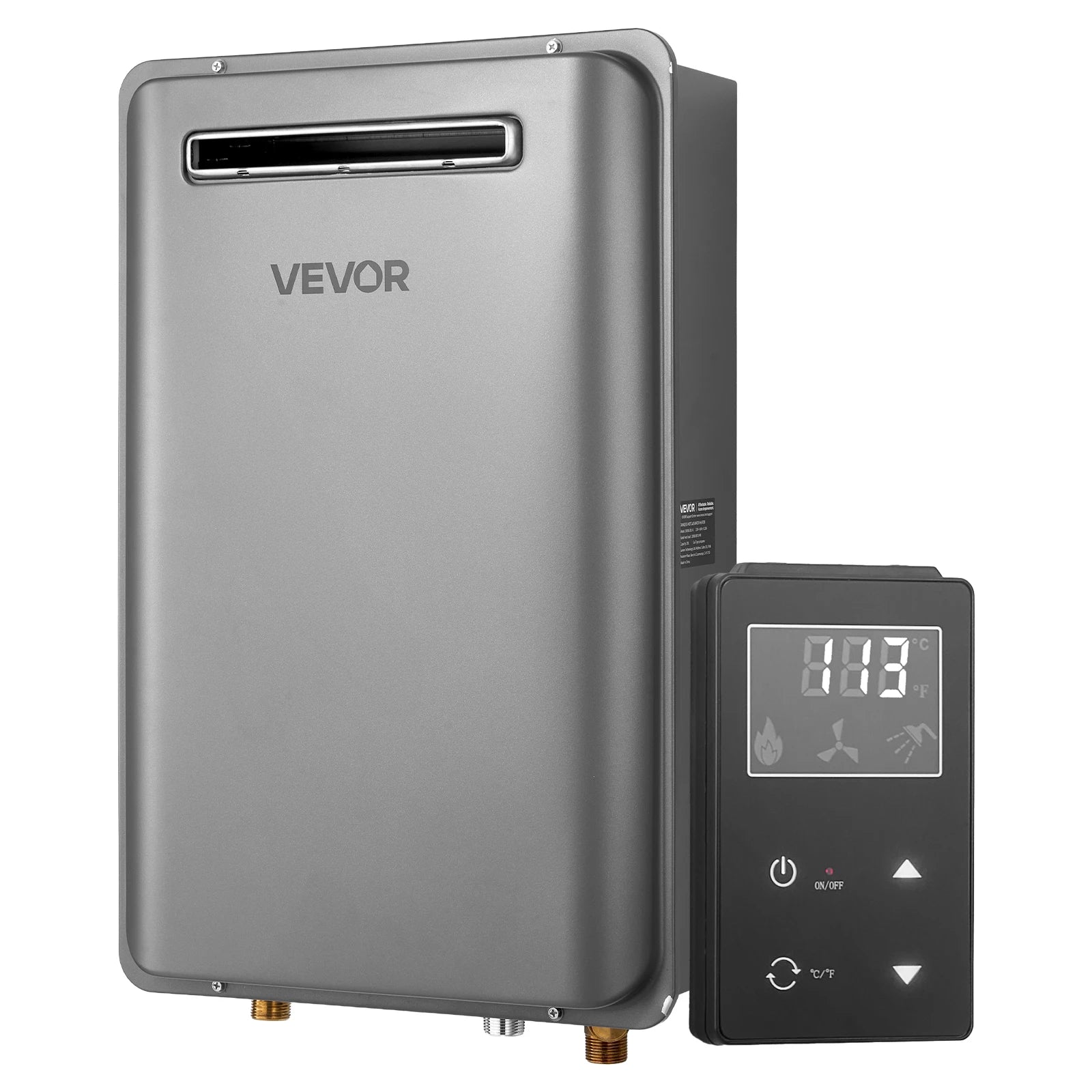 Propane Tankless Water Heater 5.3 Gal 120000 BTU Outdoor