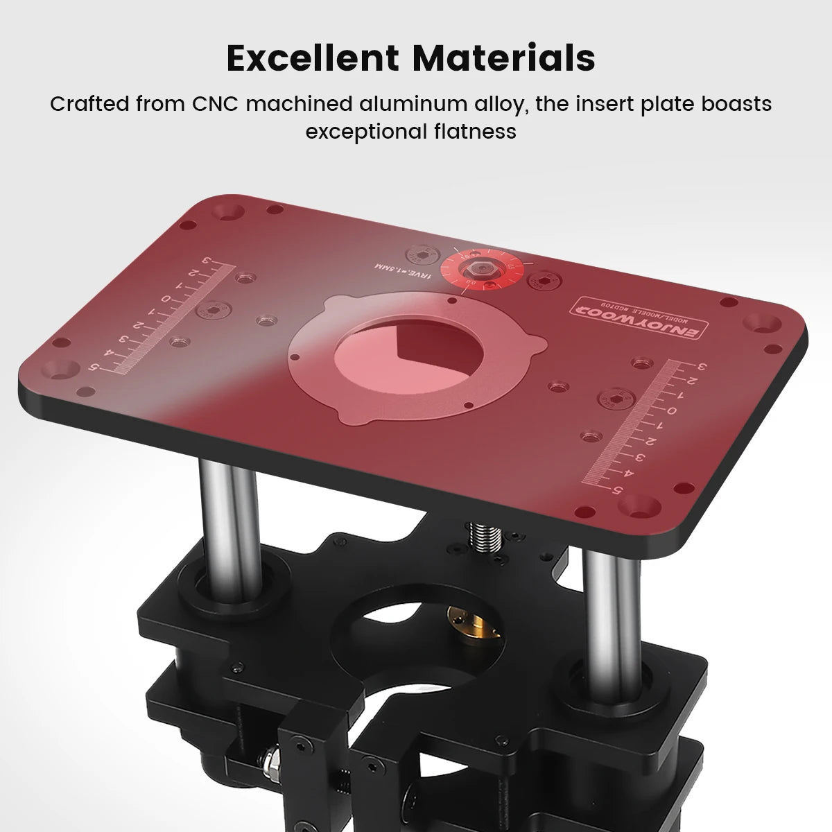 Router Lift for 65mm/69mm Wood Router Table Setup with Plate