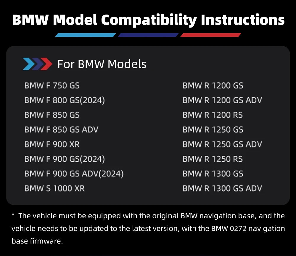 EKIY 6,2" GPS navigace pro motorku s bezdrátovým CarPlay Moto Android Auto pro BMW R1200GS R1250GS F800 F900 S1000XR pro WonderWheel