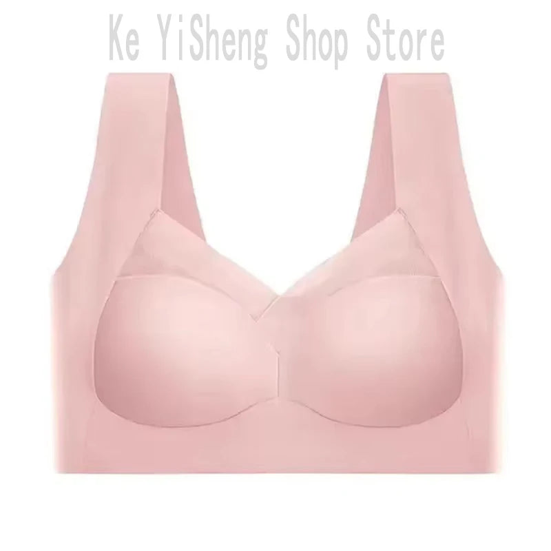 Women's sports underwear Invisible bra seamless breathable comfortable elastic shockproof underwear without steel rings 