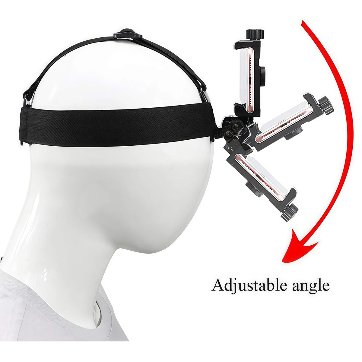 Adjustable Head Strap Phone Mount Kit