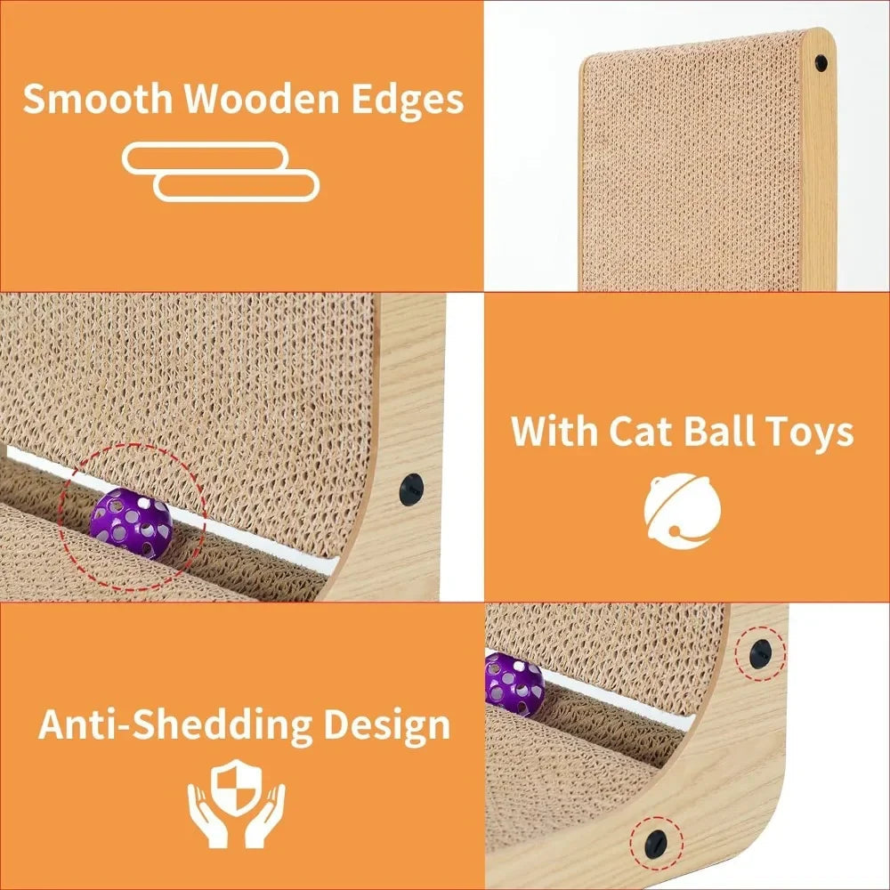 Cat Scratcher Cat Scratching Post Vertical Wear-resistant Scratch-resistant Cats Scratching Board Cats Toy Furniture Protector 