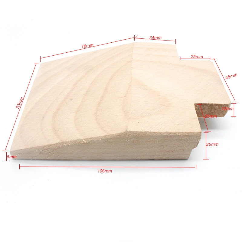 Wooden Jeweller's Bench Pin, Shape Options