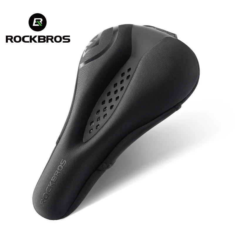 Memory Foam Bicycle Saddle Cover with Gel Cushion and Anti-Slip Fit