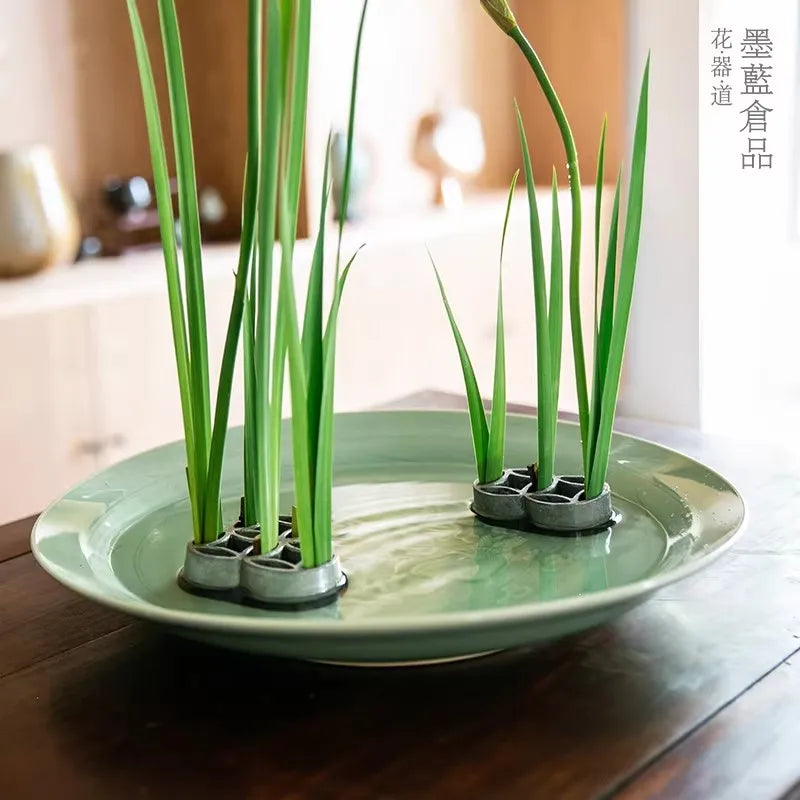 Ikebana blomsterstilk-arrangementholder