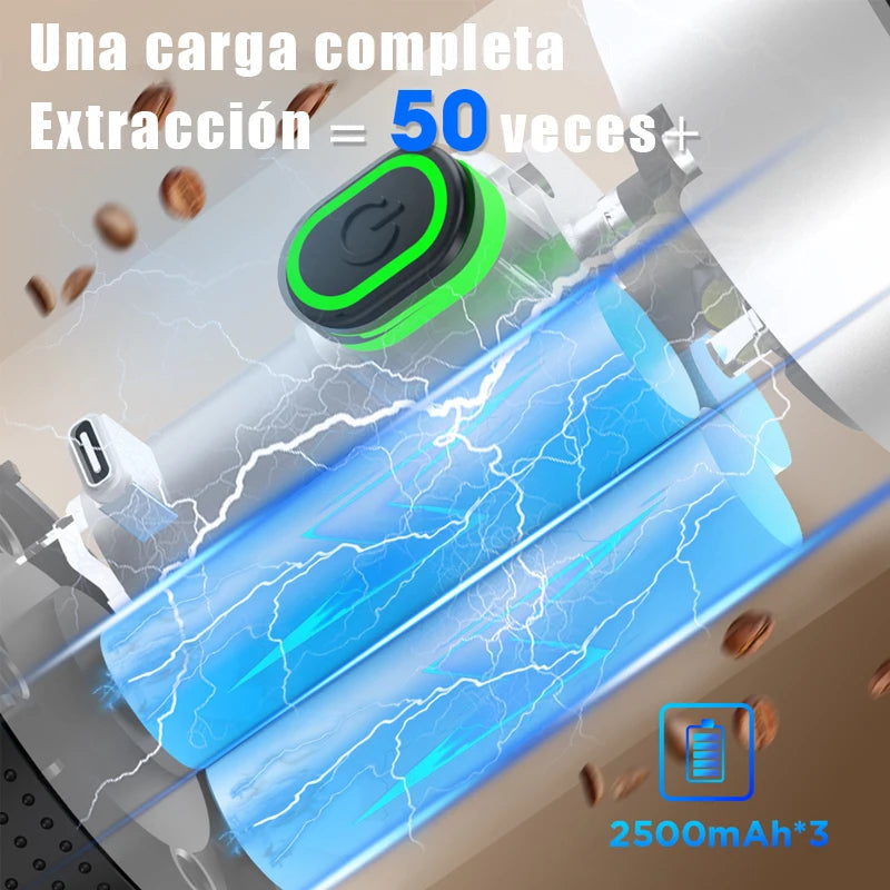 Portable Electric Capsule Coffee Maker Espresso Pot Cordless Heating Pump Press Coffee Maker Travel and Car 3 in 1 Coffee Pot 