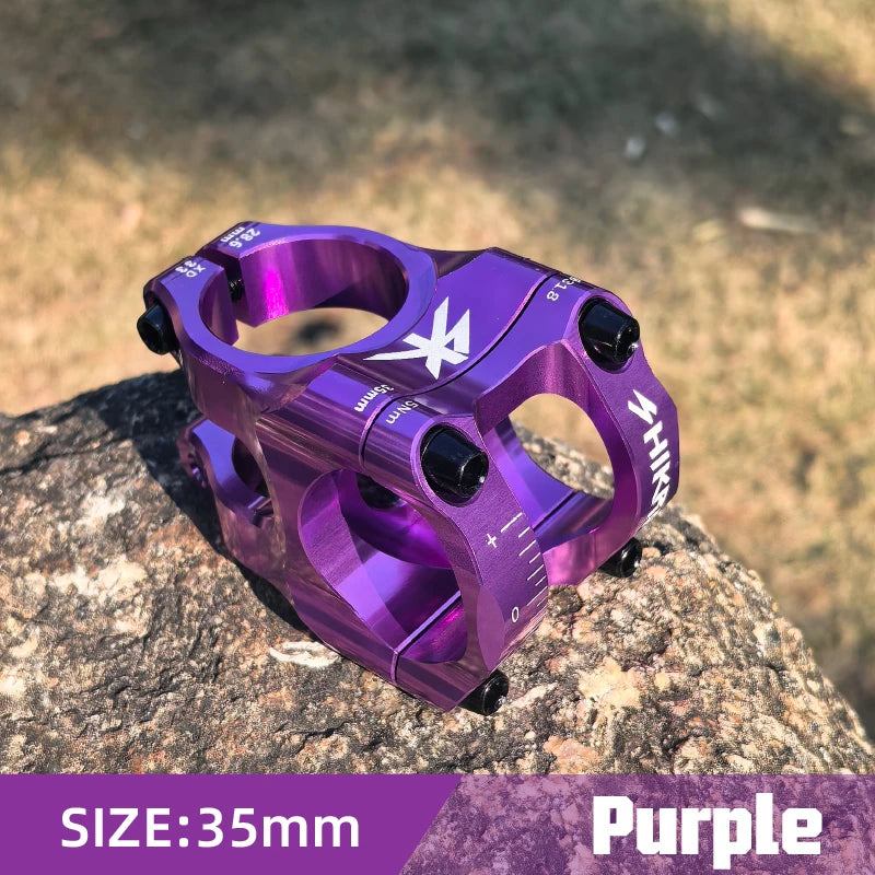 SHIKRA New Mountain Bike Power Stem 35mm Length 0 Degrees Road Bike Stem 31.8mm for 31.8mm Bicycle Handlebar Mtb Stem 