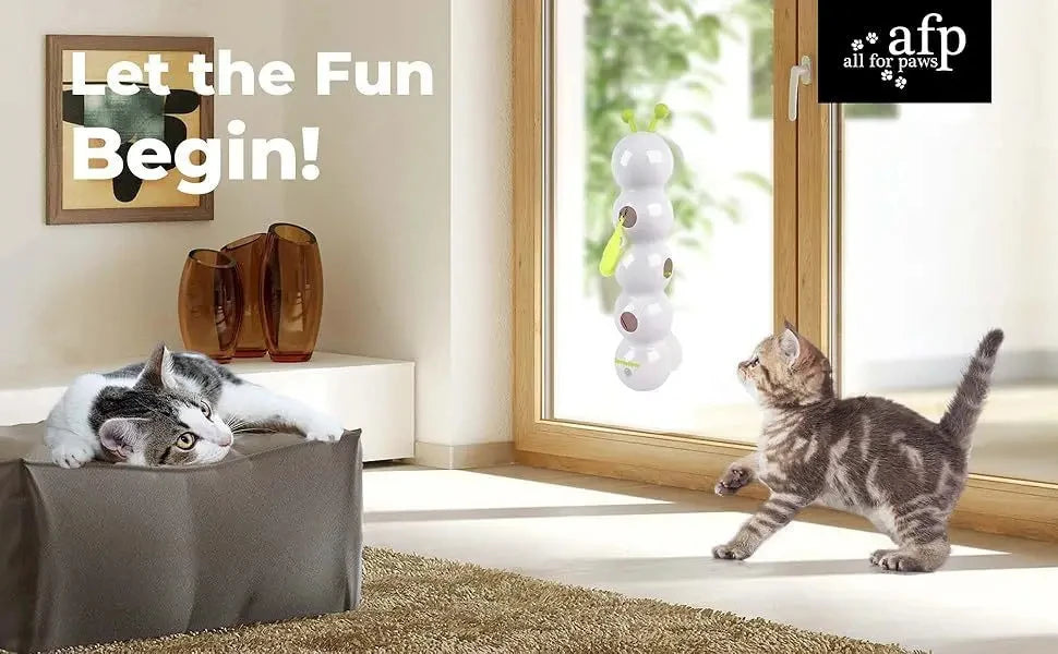 Intelligent Interactive Cat Stick Pro with Replaceable Prey Tail Suitable for Automatic Swing Durability In Multi Cat Households 