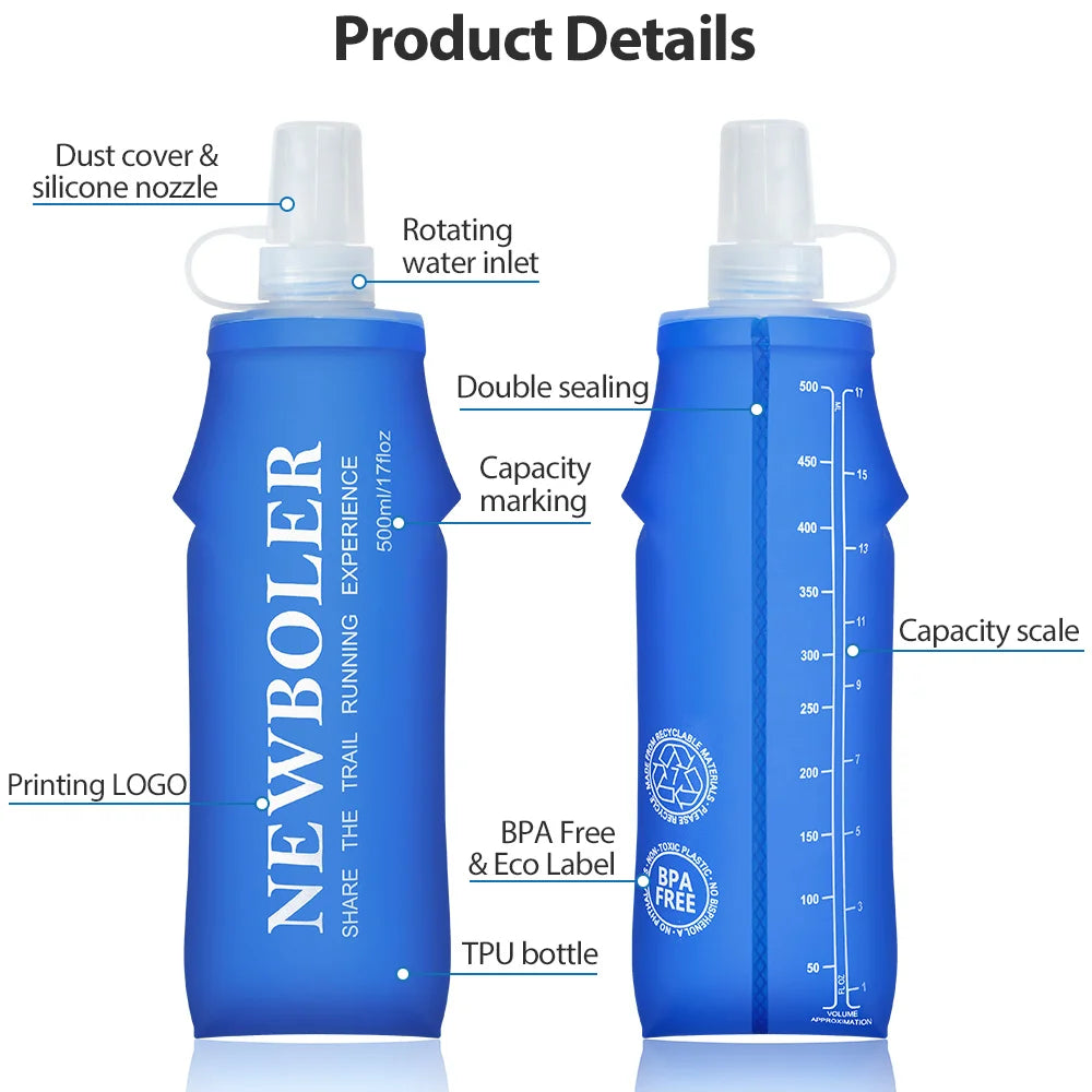 NEWBOLER Breathable Hydration Vest Trail Running Backpacks Lightweight Cycling Run Jogging Marathon Backpack Riding Climbing Bag 