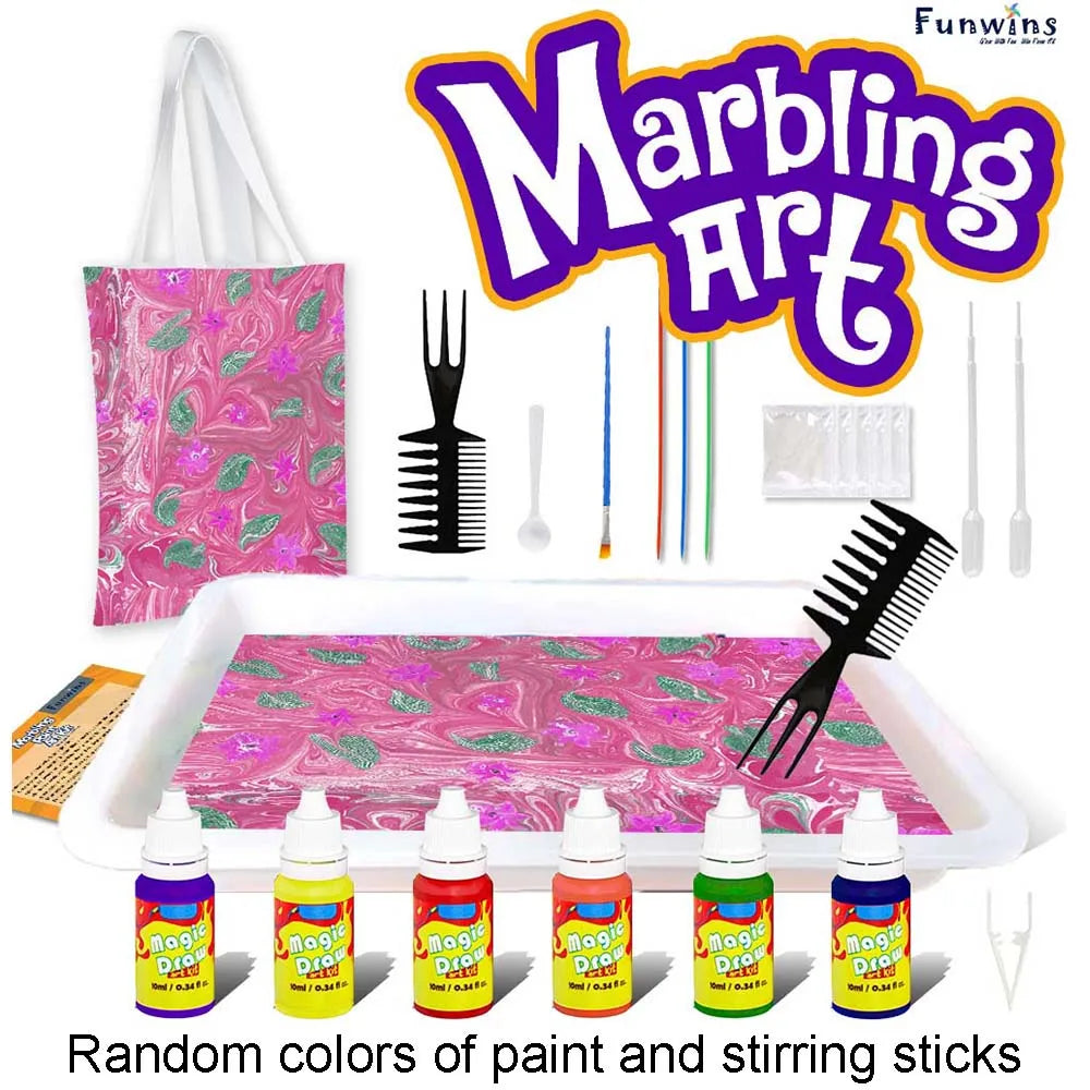 Water Marbling Paint Kit — Colour and Paper Options
