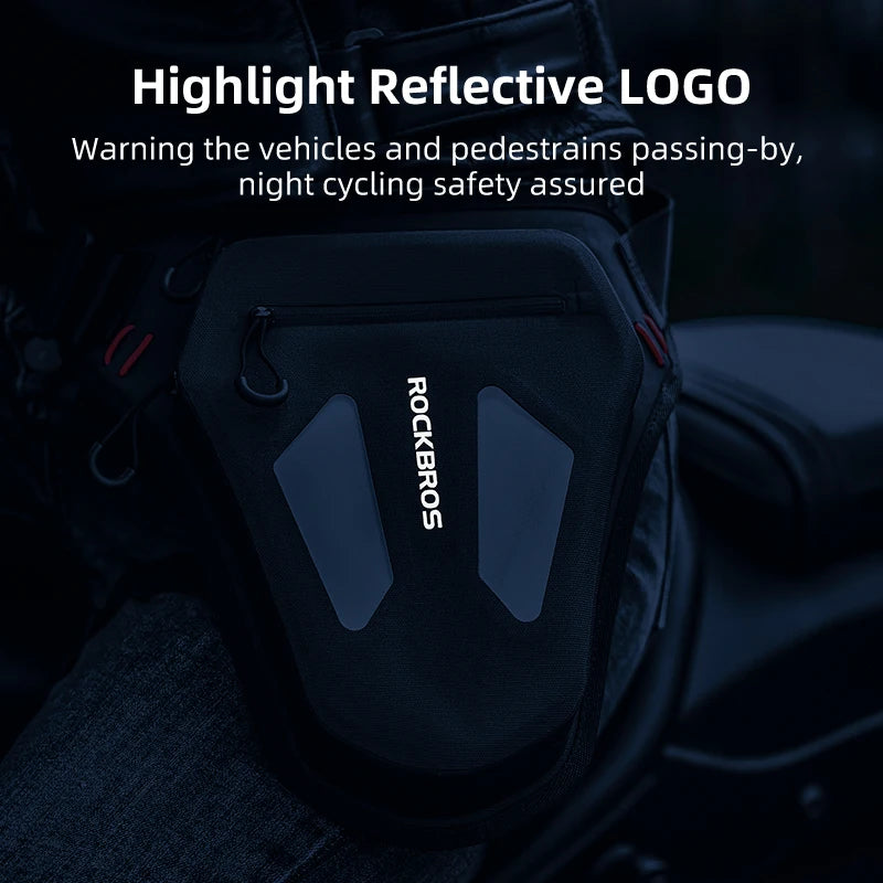 Motorrad Reflektierende Beintasche Verstellbarer Taillen- & Umhängegurt