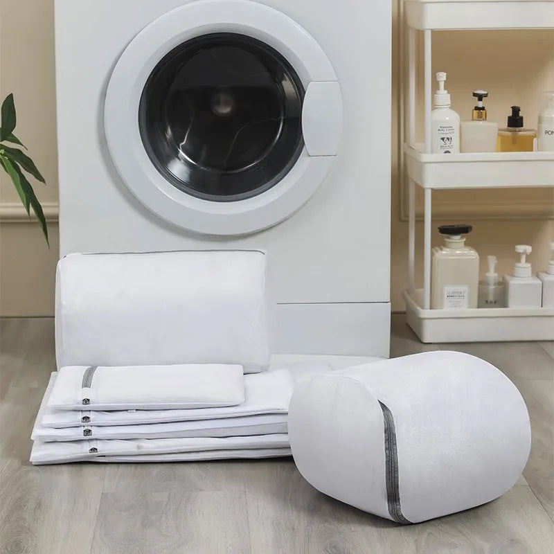 Versatile Shoe Washing Bag - Durable Mesh Laundry Bag for Sneakers, Running Shoes, Socks & Bras with Zipper Closure, Laundry Bag 