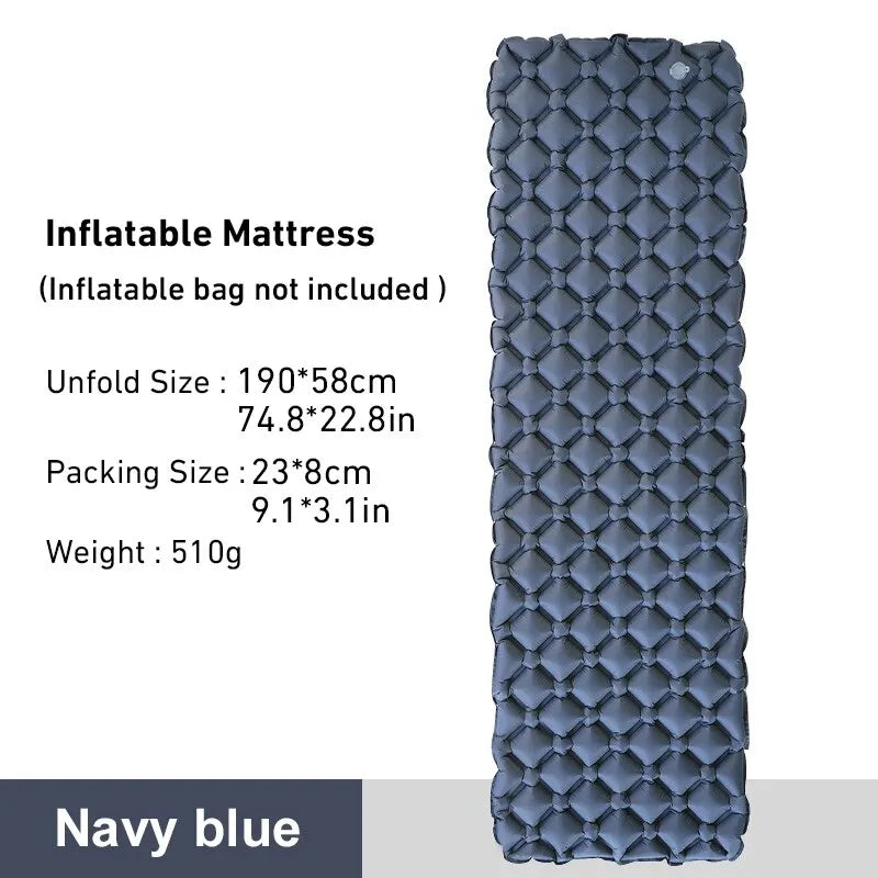 Ultralight Inflatable Camping Sleeping Pad 550g for Travel and Hiking
