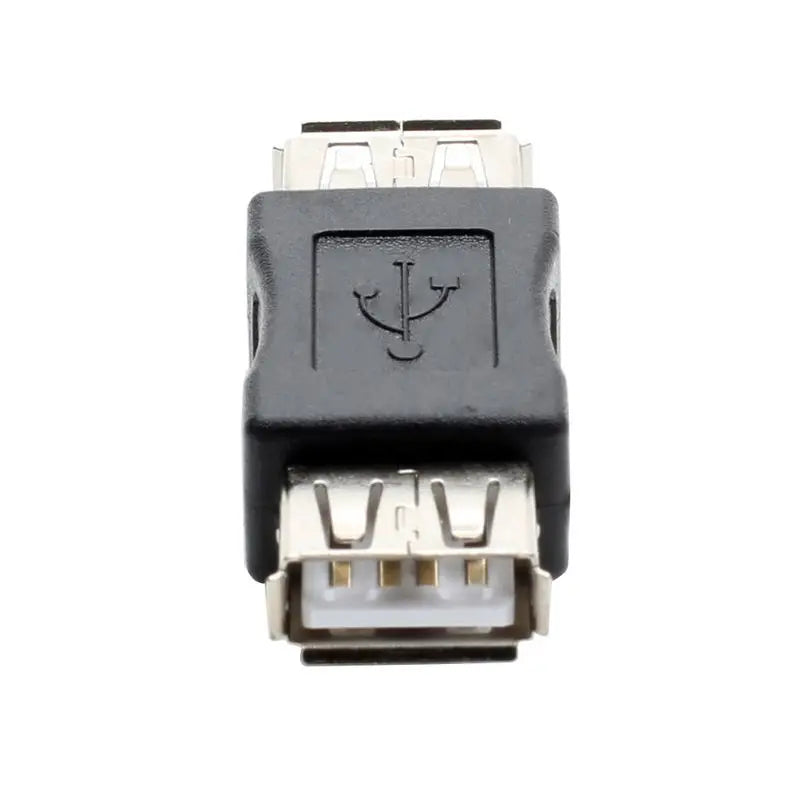 USB-Buchse auf USB-Buchse, USB-2.0-Adapter mit Buchse, zwei Buchsen für Computer