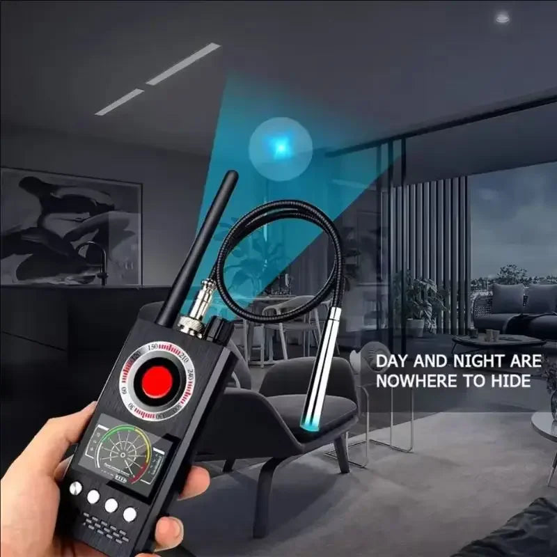 Professional Anti Spy Camera Detector K68 Bug Scanner Security Protection RF Signal Cam Hidden Gadgets Car GPS Tracker Finder