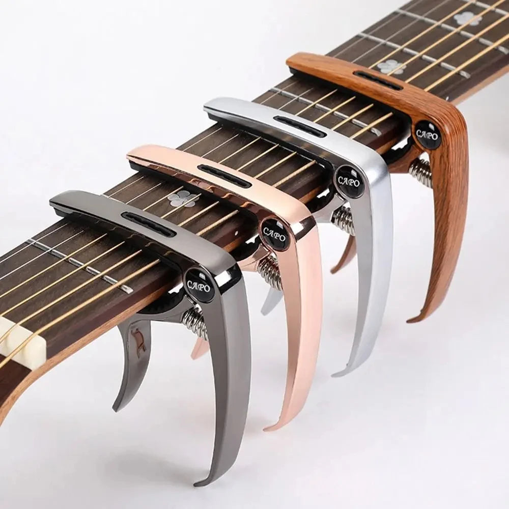Metal Guitar Capo with Rubber Contacts