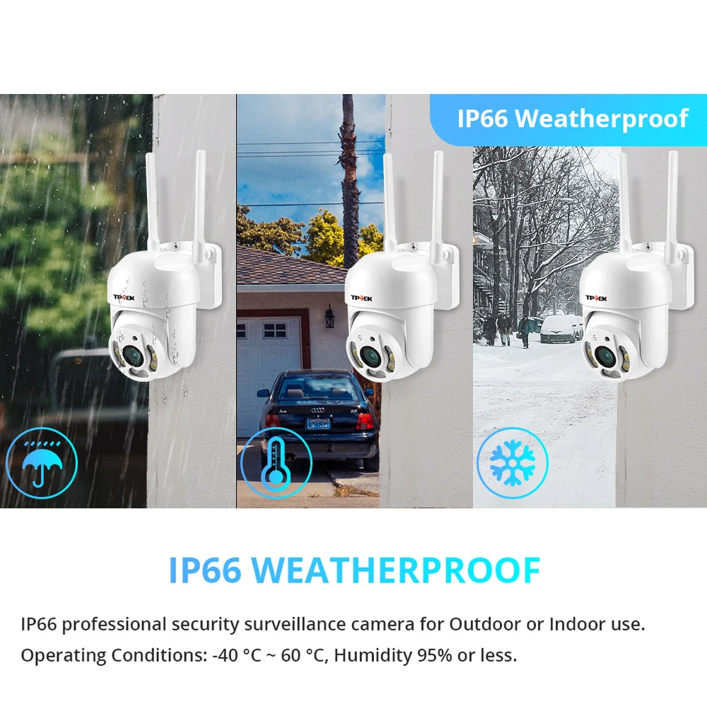 Caméra IP WiFi PTZ 4MP avec Vision Nette en Couleur