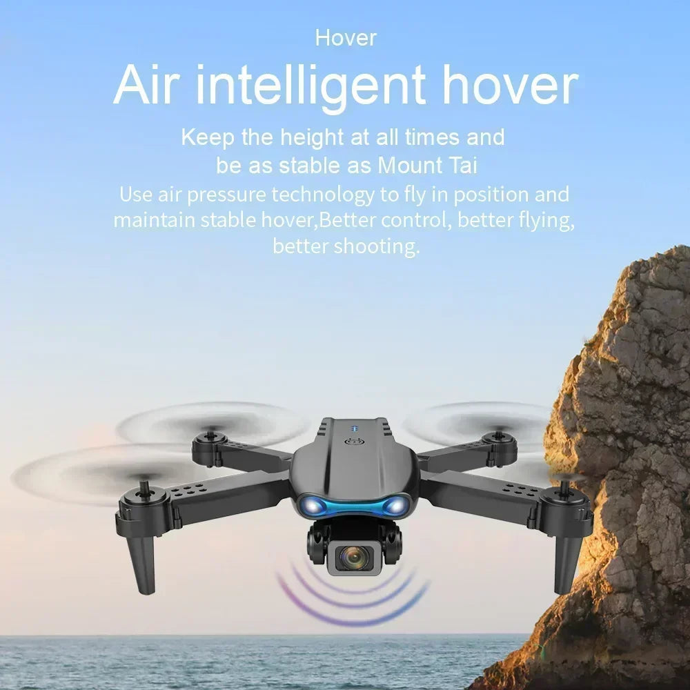 New E99 RC Drone 4K Professional Wide Angle Dual HD Camera 5G WIFI FPV Foldable Height Hold RC Helicopter