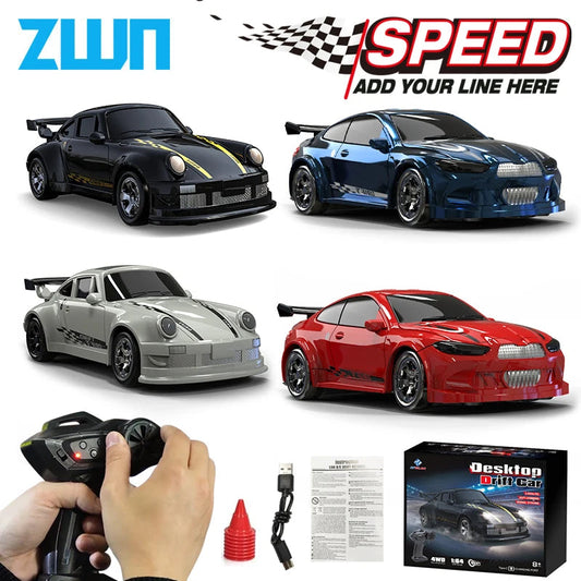 1/64 2.4G High speed Drift Rc Car 4WD Remote Control Car Four Wheel Drive Radio Controlled Mini GTR Racing Model Boy Toy Gift Spy-shop.com