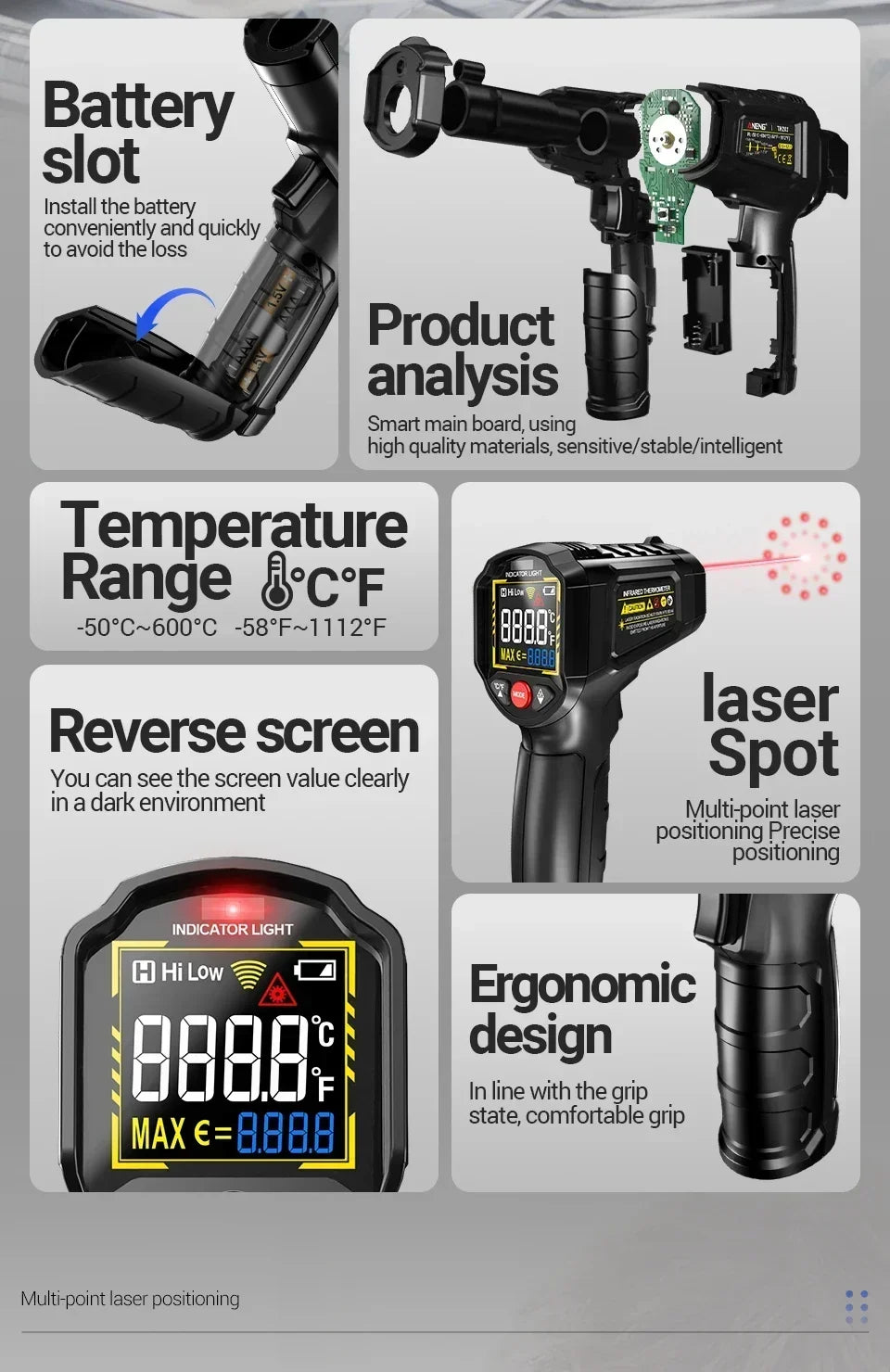 TH203 Infrared Surface Thermometer