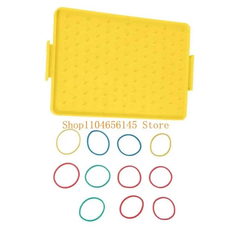 Pravouhlá geometria Pegboard pre matematické aktivity