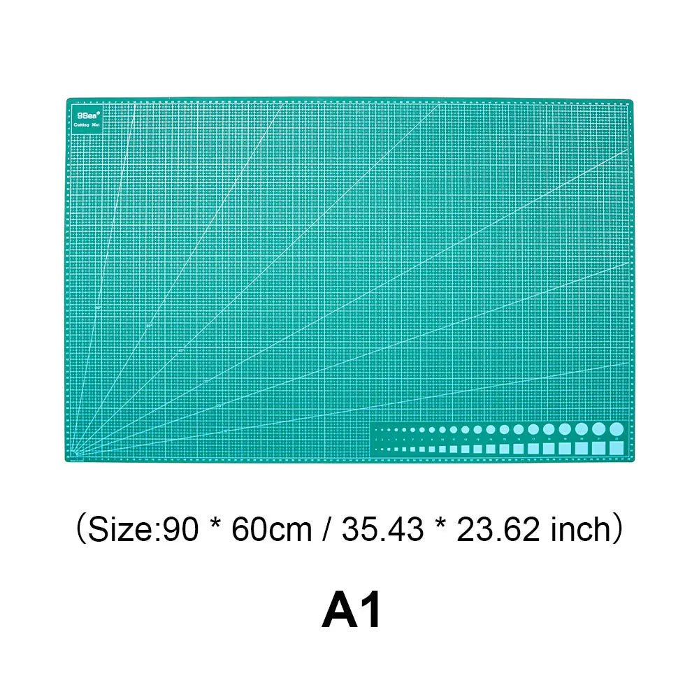 Gridded PVC Craft Cutting Mat, A1–A4