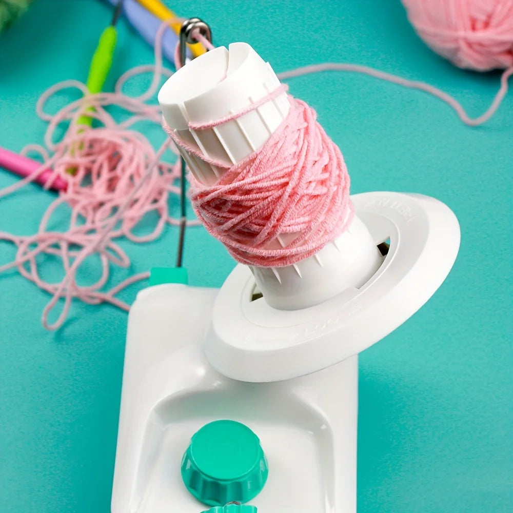 Hand-Operated Yarn Ball Winder for Crochet and Knitting