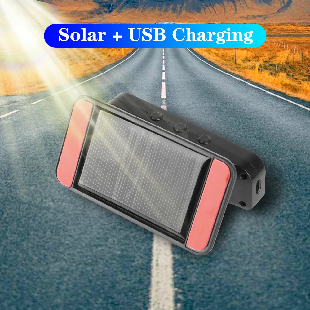 Solar TPMS Tire Pressure Monitoring System with External Sensors