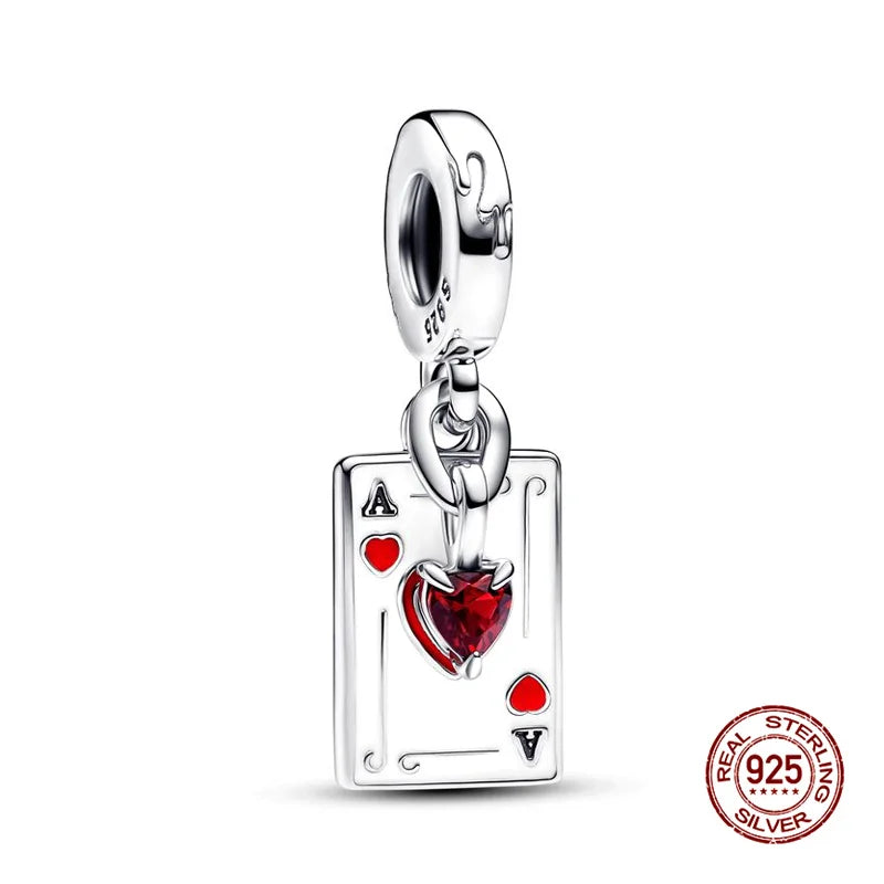 925 Silver Witch Charm Bead for Disney-Inspired Bracelets