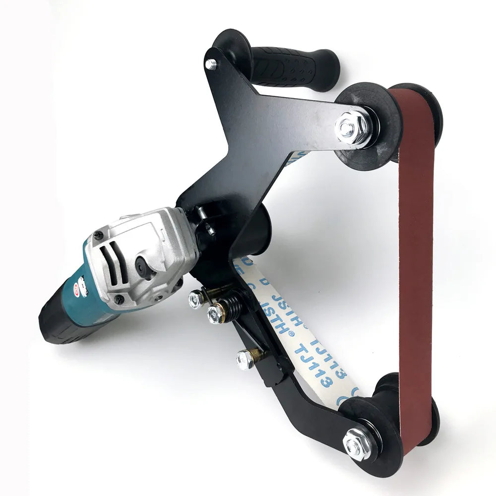An attachment de lijadora de banda para amoladora angular