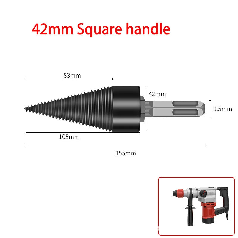 42 mm Wood-Splitting Drill Bit