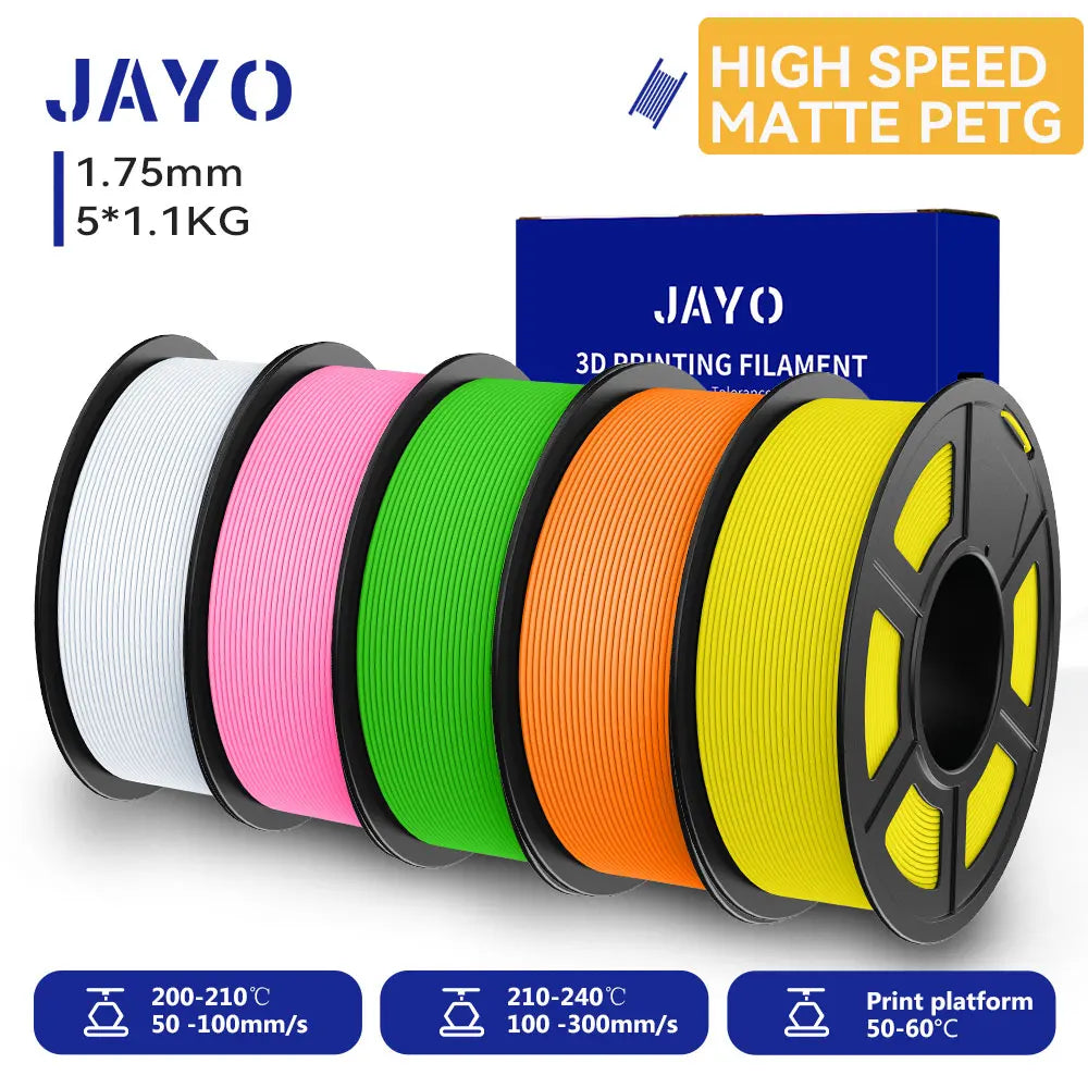 High Speed PETG Filament 1.75mm Matte 3D Printing Material