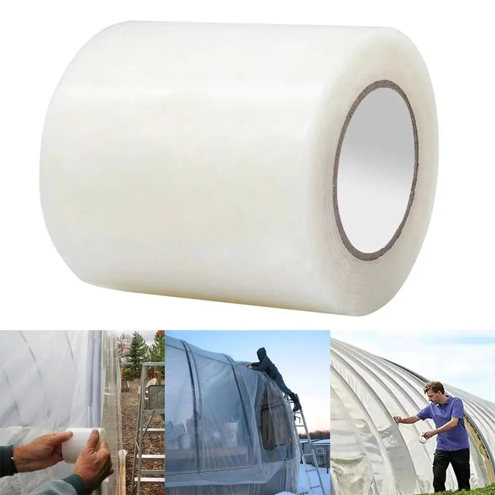 Clear Greenhouse Film Repair Tape — 10 m