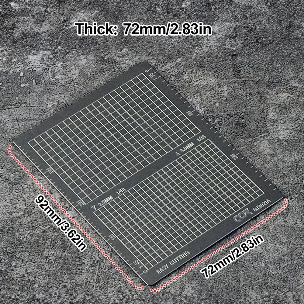 Stainless Steel Model Masking Cutting Template