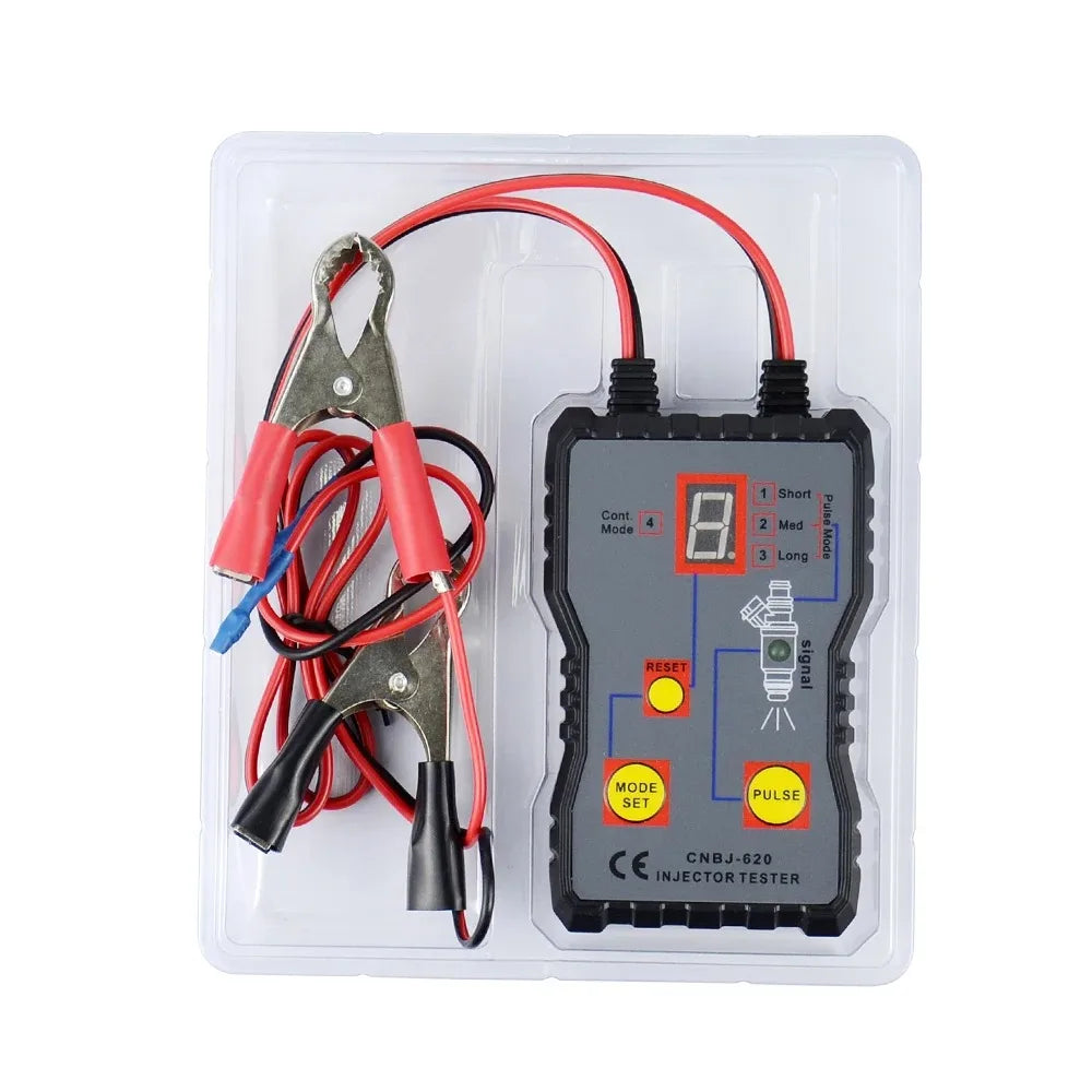 Herramienta de escaneo del sistema de combustible más reciente kit de herramientas de limpieza automotriz conjunto limpiador de inyectores probador de inyectores de combustible portátil 4 modos de pulso