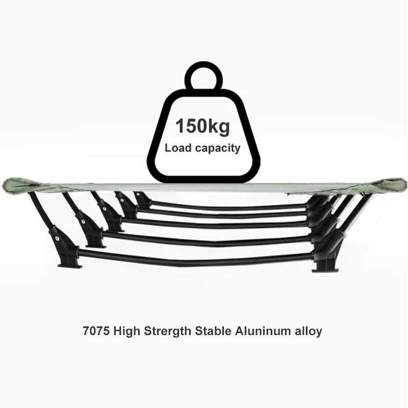 Camping Cot Folding Bed for Travel, Hiking, and Camping