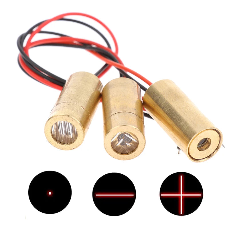 Modulo laser rosso da 650 nm - punto, linea o croce