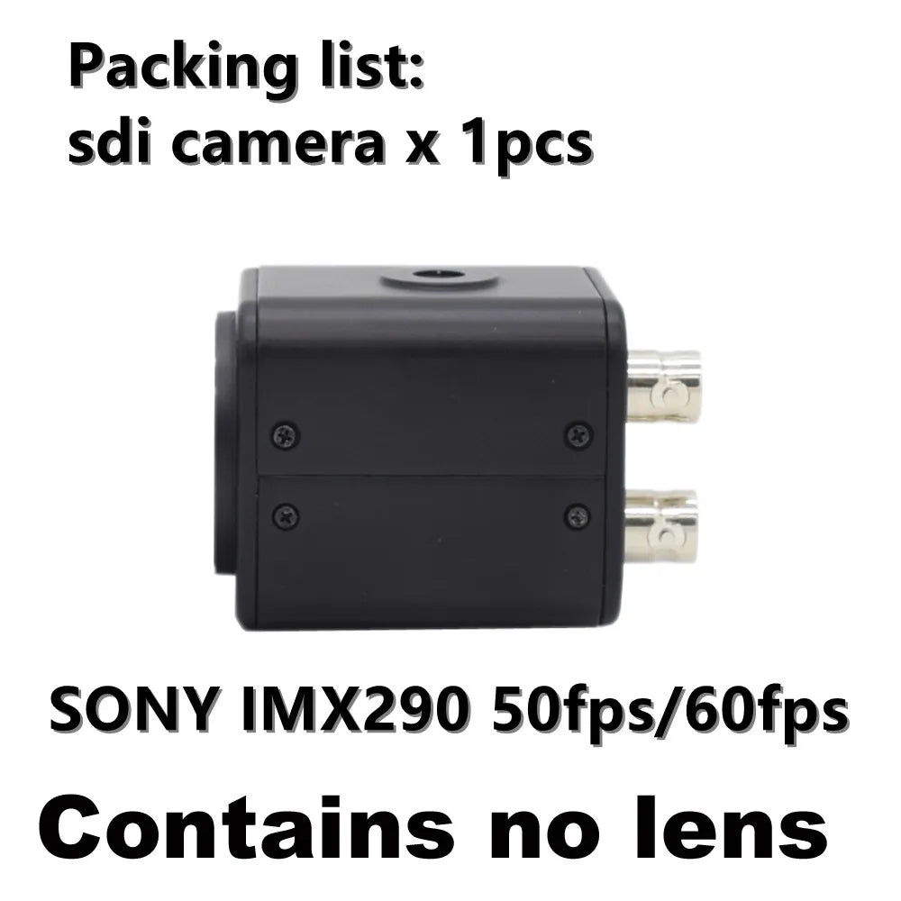 Industrielle 3G-SDI 2MP 1080p Box-Kamera mit 2,8–12 mm Objektiv